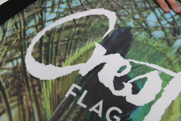 Flag on flag polyester